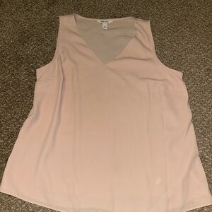 Nine West Blush Pink V-Neck Tank Top